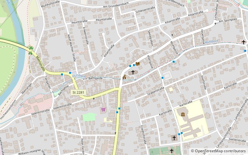 Stadt Hallstadt location map