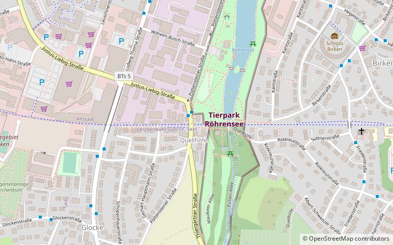 tierpark rohrensee bayreuth location map