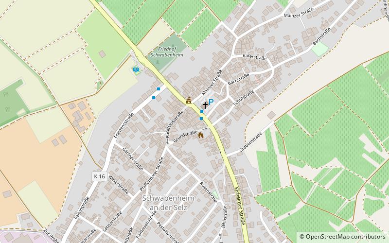 Schwabenheim an der Selz location map