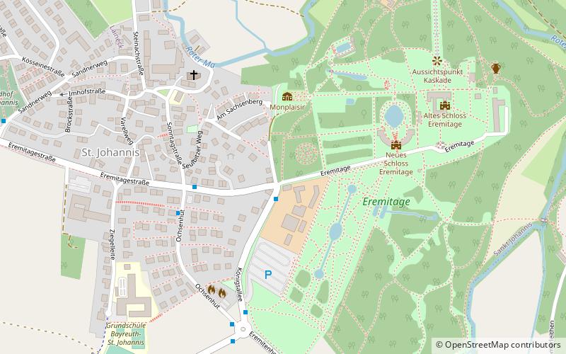 hermitage bayreuth location map