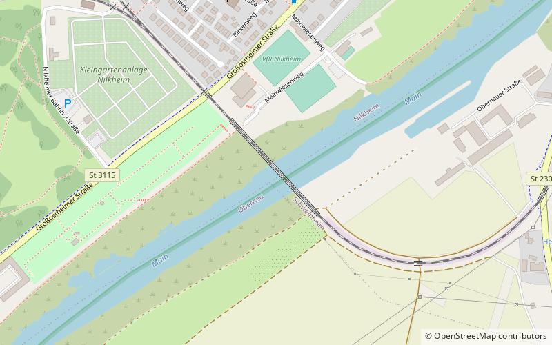 Nilkheimer Mainbrücke location map