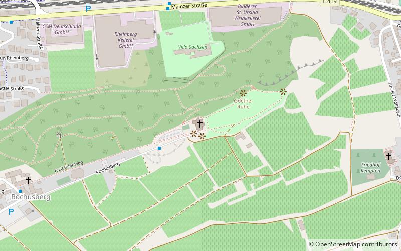 Rochuskapelle location map