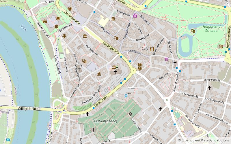 Stiftsbasilika St. Peter und Alexander location map