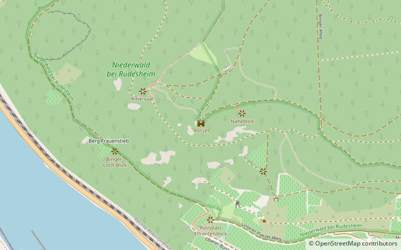 Burgruine Rossel location map