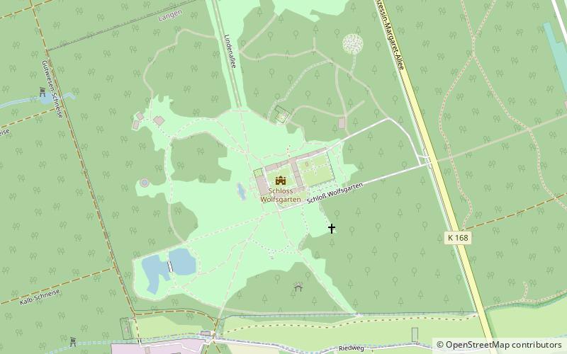 Schloss Wolfsgarten location map