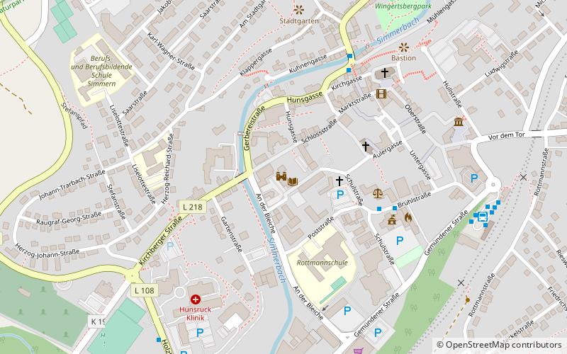 Schloss Simmern location map