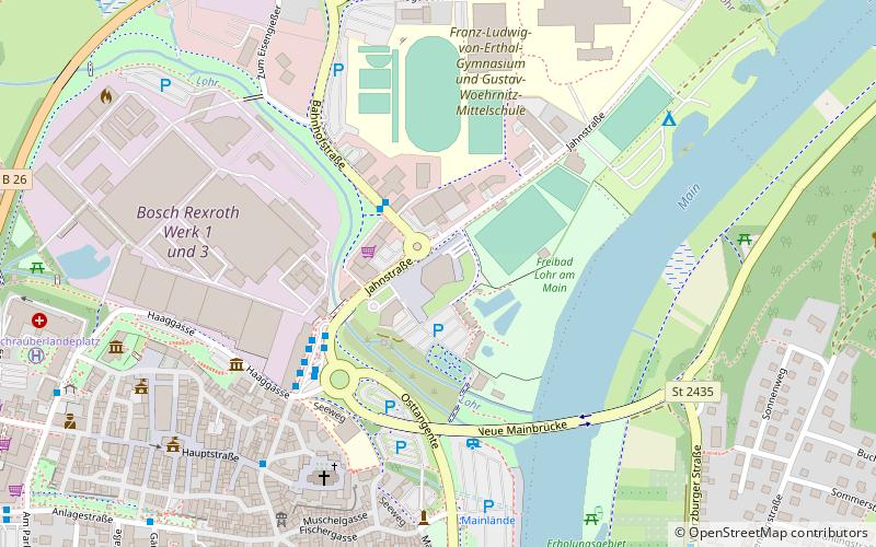 Stadthalle Lohr am Main location map