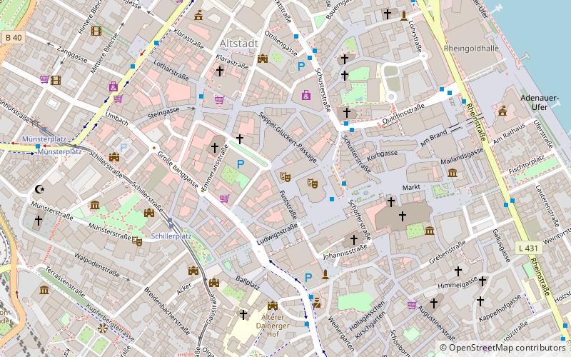 Staatstheater Mainz location map