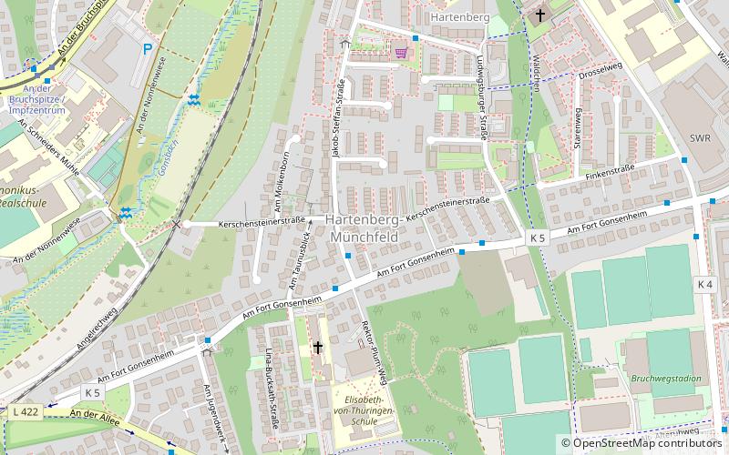 hartenberg munchfeld moguncja location map