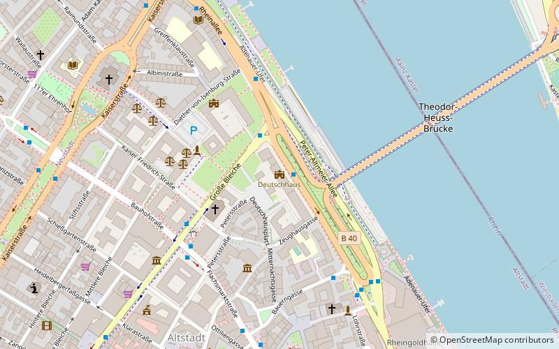Deutschhaus Mainz location map