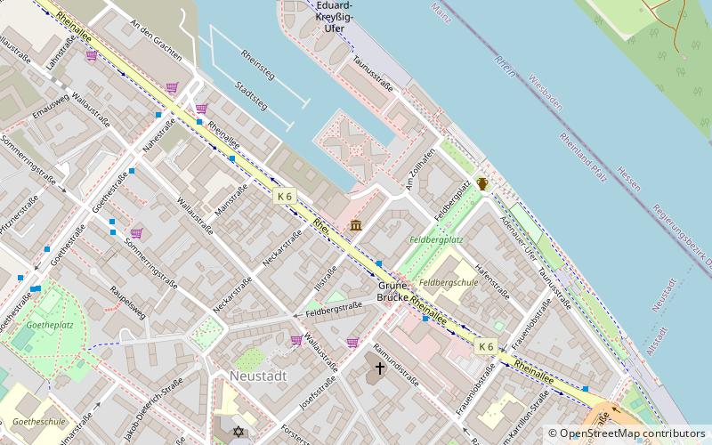 Kunsthalle Mainz location map
