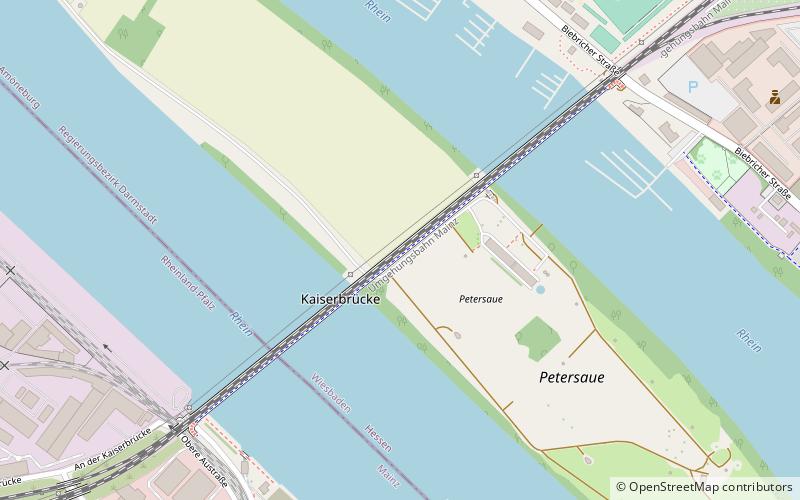 Pont ferroviaire Kaiserbrücke location map