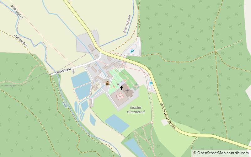 Himmerod Abbey location map