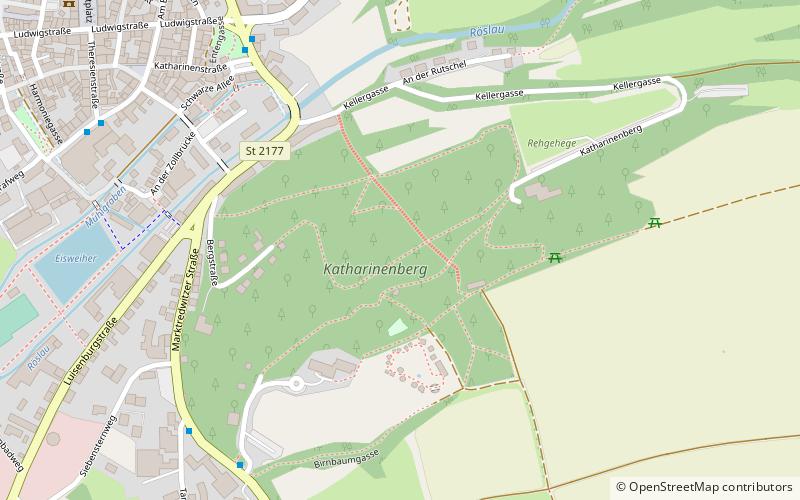 katharinenberg bei wunsiedel location map