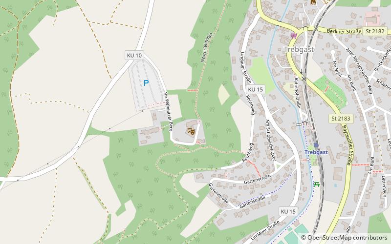 Trebgast location map