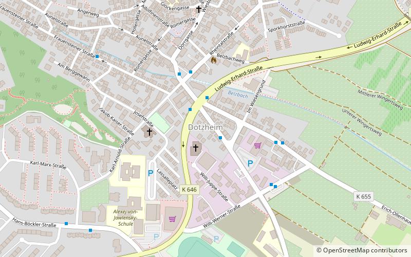 Wiesbaden-Dotzheim location map