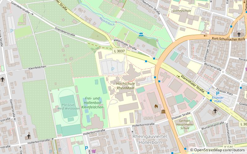 Hochschule RheinMain location map