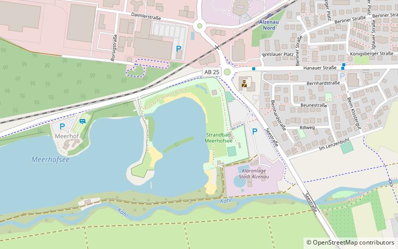 Strandbad Meerhofsee location map