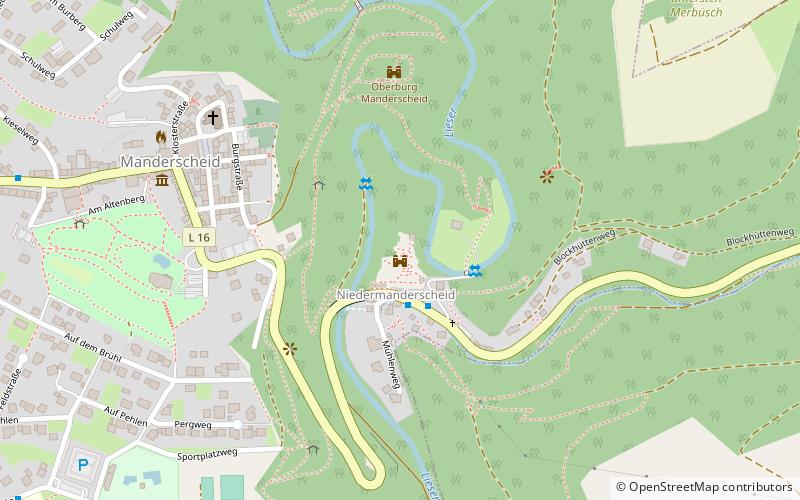 Niederburg Manderscheid location map