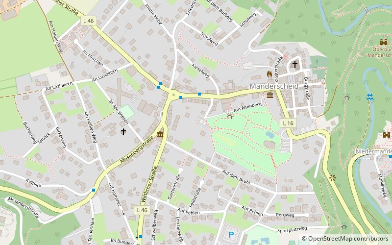 Commune fusionnée de Manderscheid location map