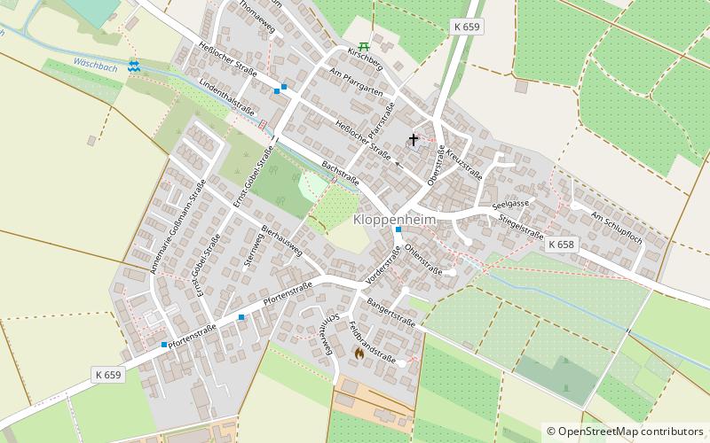 Wiesbaden-Kloppenheim location map