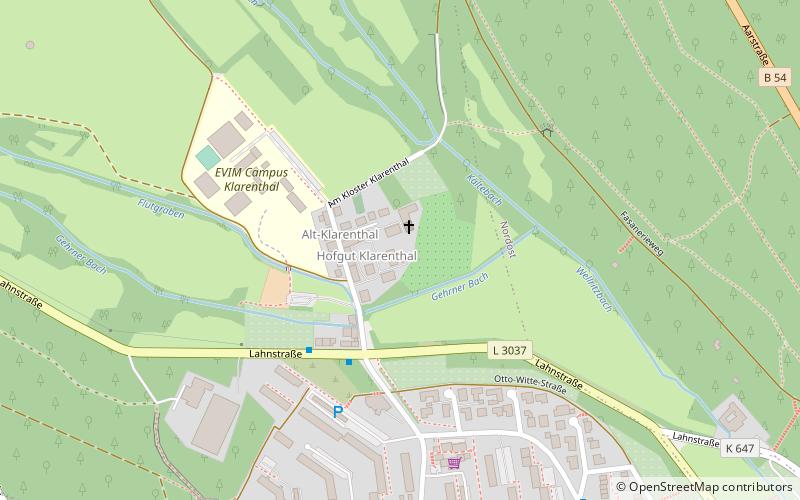 Klarenthal Abbey location map