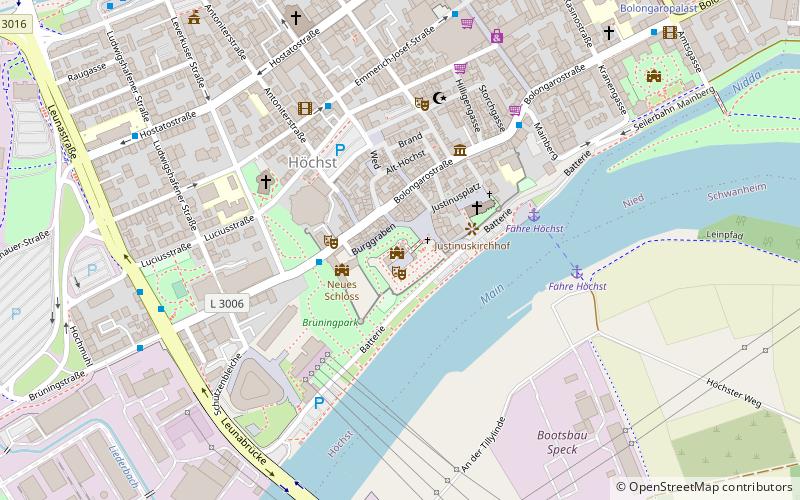Höchster Schloß location map