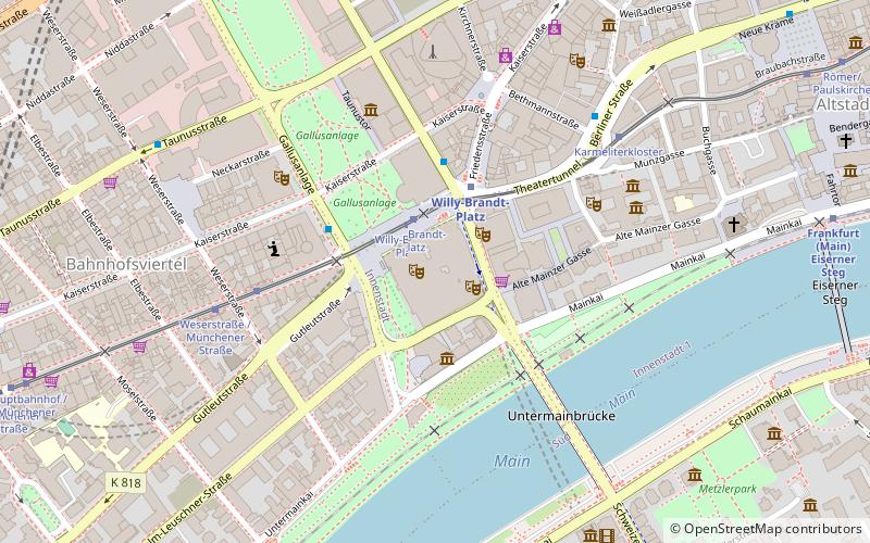 Schauspiel Frankfurt location map