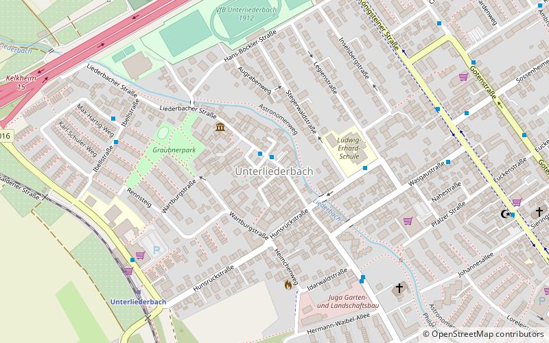 unterliederbach francfort sur le main location map