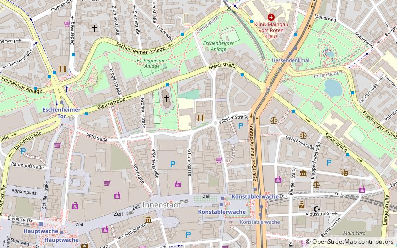Frankfurter Engel location map