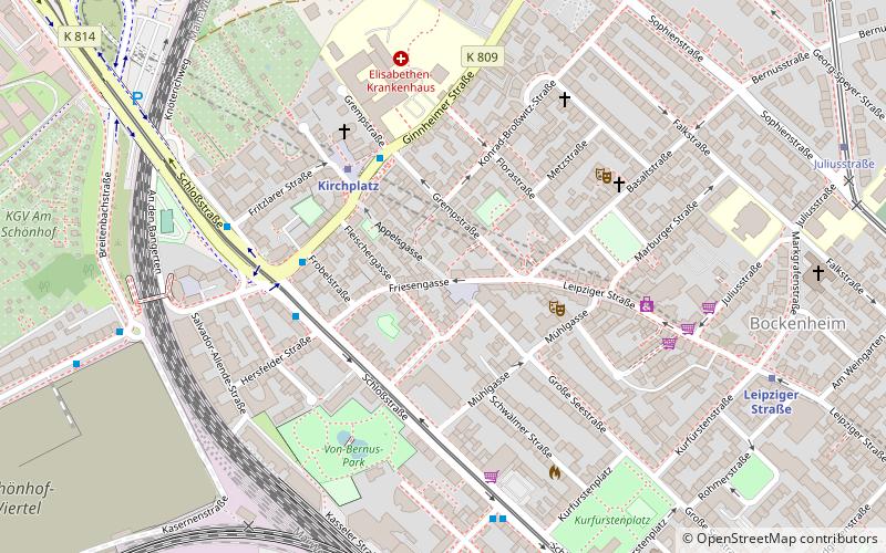 Bockenheim location map