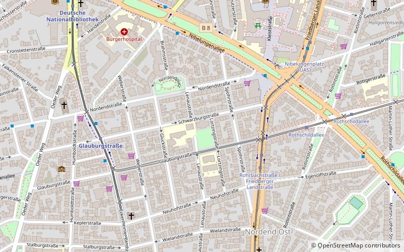 explora science center frankfurt location map