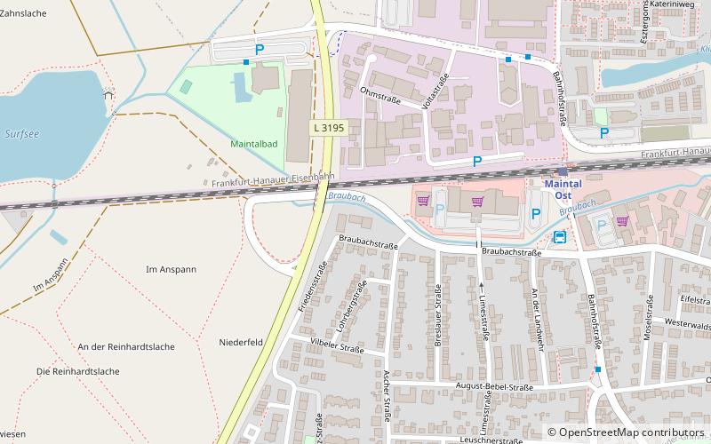 DLRG Maintal location map
