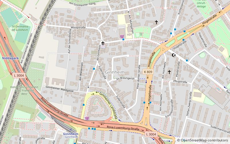 ginnheim frankfurt location map