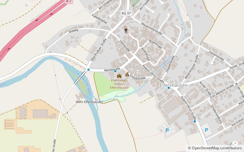 Ehemaliges Schloss Elfershausen location map