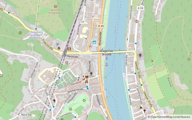 Commune fusionnée de Cochem-Land location map