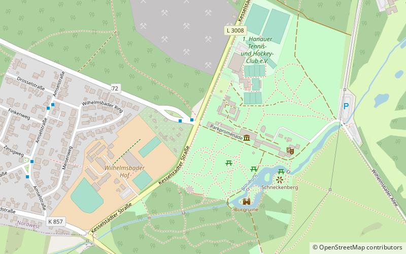 Bad Wilhelmsbad location map