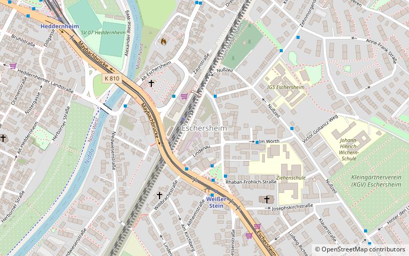 Frankfurt-Eschersheim location map