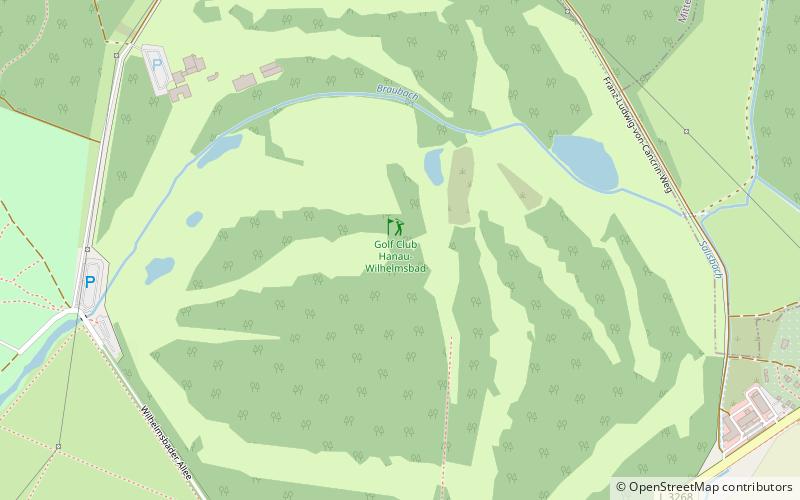 Golf Club Hanau-Wilhelmsbad location map
