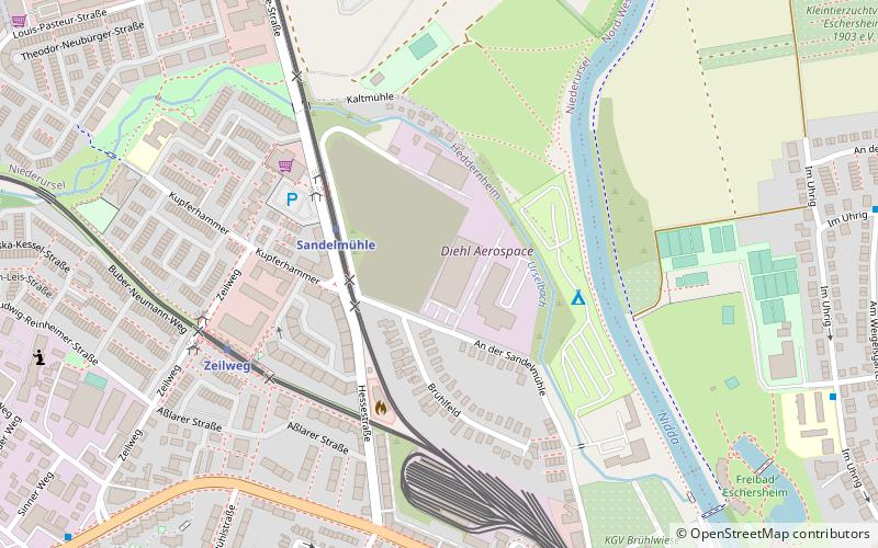 Heddernheim location map