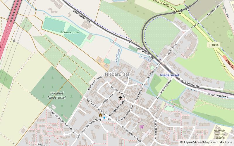 niederursel frankfurt location map