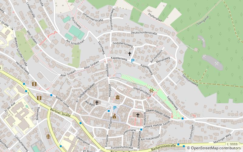 Grimmelshausendenkmal location map