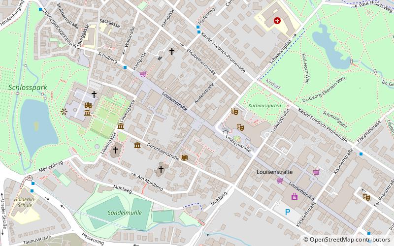 Kriegerdenkmal location map