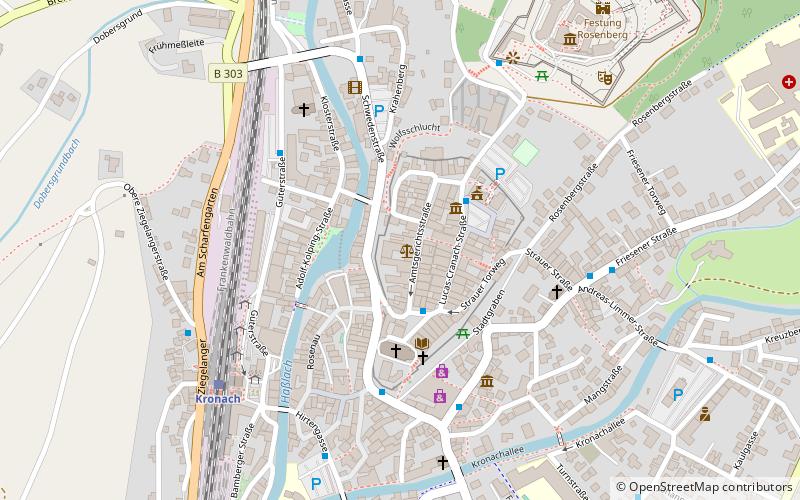 Amtsgericht Kronach location map