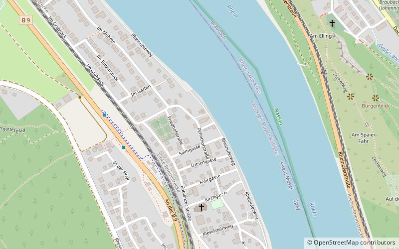 st lambertus kirche spay location map