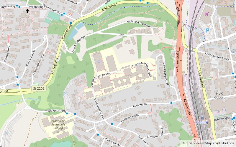 Hochschule für angewandte Wissenschaften Coburg location map