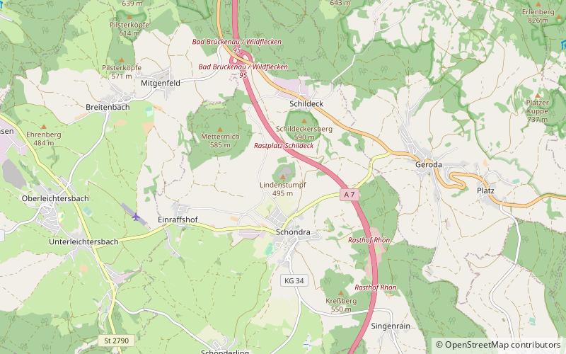 Lindenstumpf location map