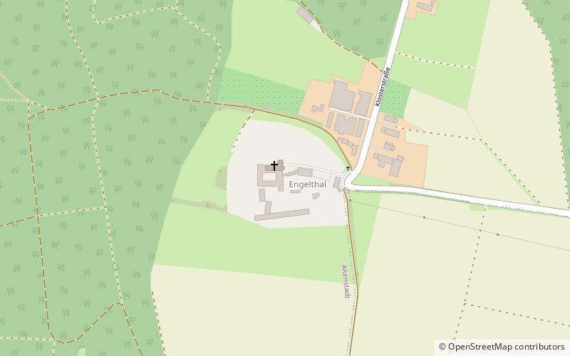 abbaye dengelthal location map