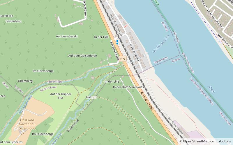 Rzeka Lahn location map