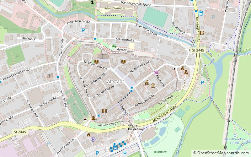 Liste der Baudenkmäler in Bad Neustadt an der Saale location map